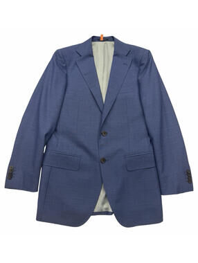 SUITSUPPLY Lazio Slim Fit Pure Wool S 110 Blazer Jacket Blue Size US 38 L